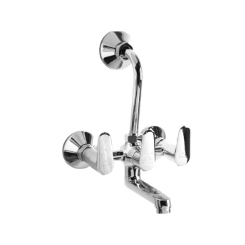 NANO - WALL MIXER WITH BEND HIGH FLOW